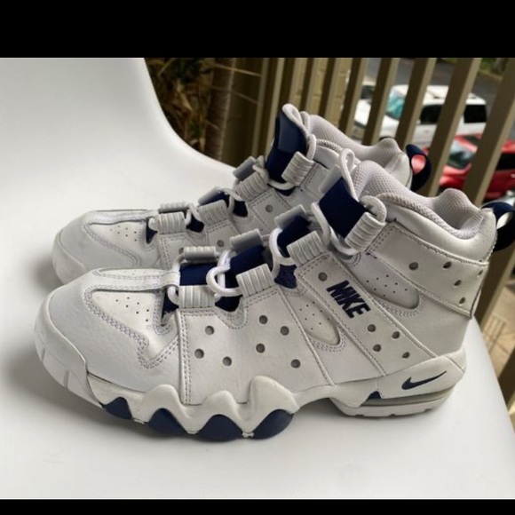 “CHARLES BARKELY” Nike Air Max 2 CB White Size 7y - Picture 2 of 4